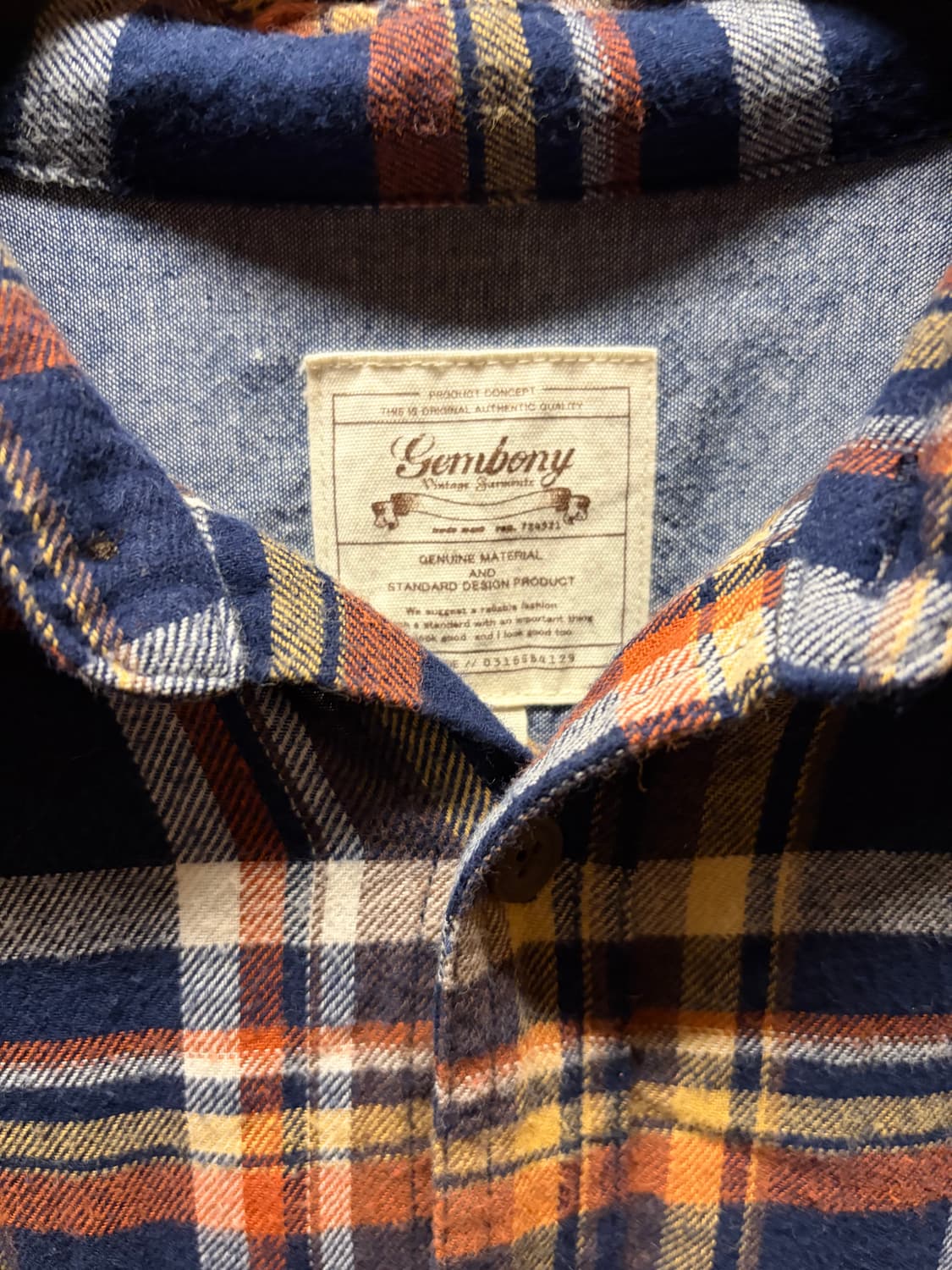 Gembony check shirt / 클래식 젬보니 체크 셔츠  상품이미지4