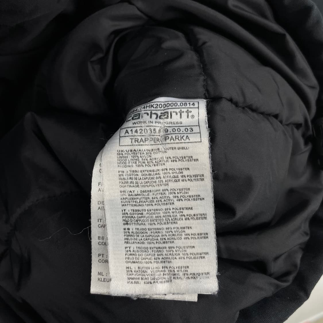 칼하트 로고 푸퍼 패딩 상품이미지7