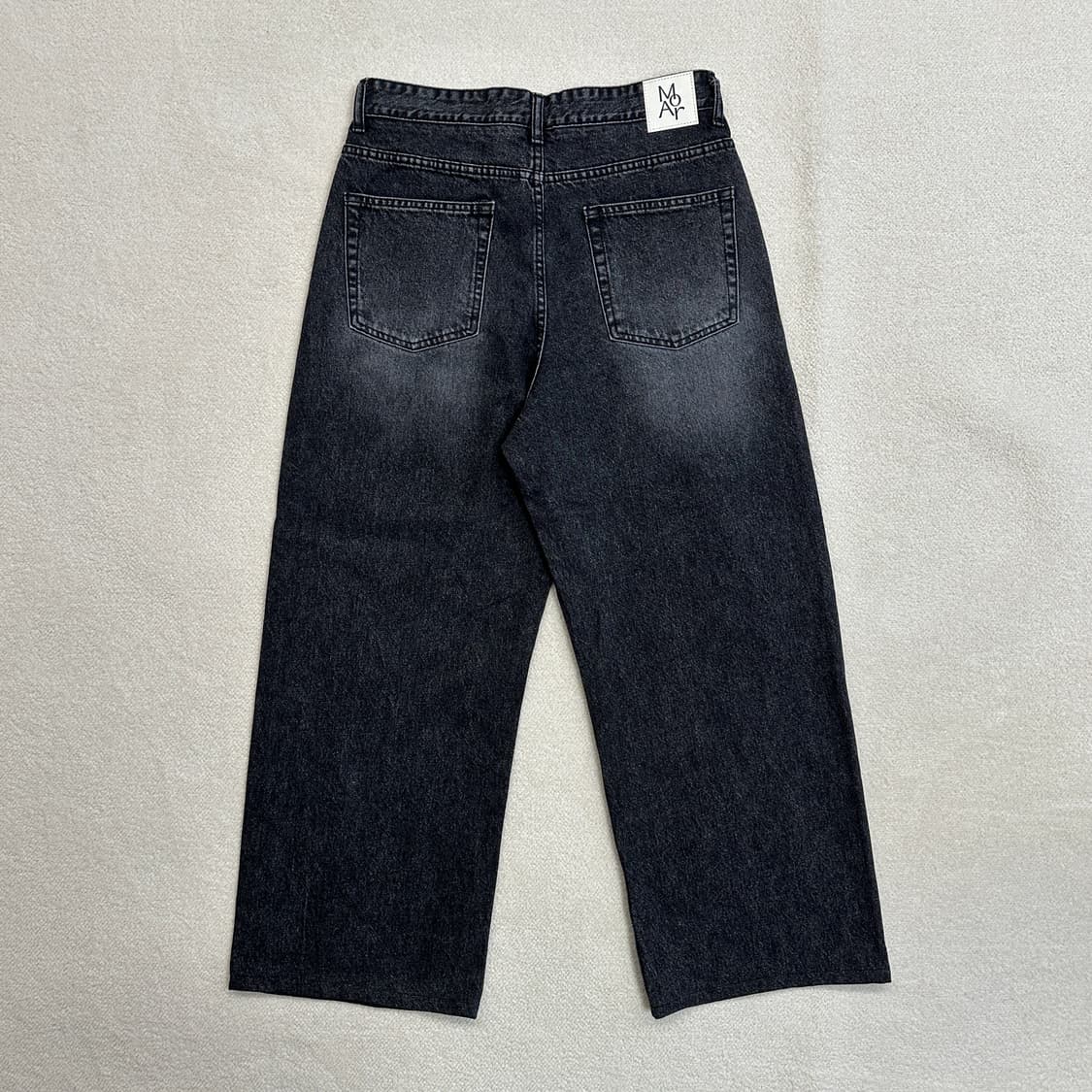 모덴아르더 뉴트로 투턱 와이드 데님팬츠 상품이미지2