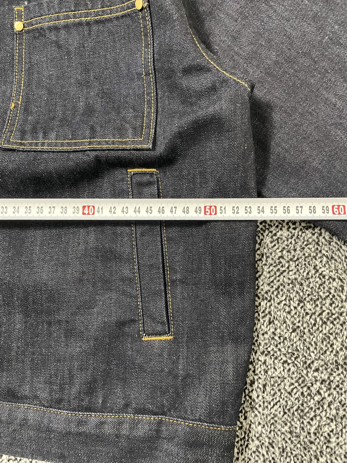 빈티지9. 트릴리온 멀티포켓 진청 데님 자켓 청자켓 남방 점퍼 상품이미지6