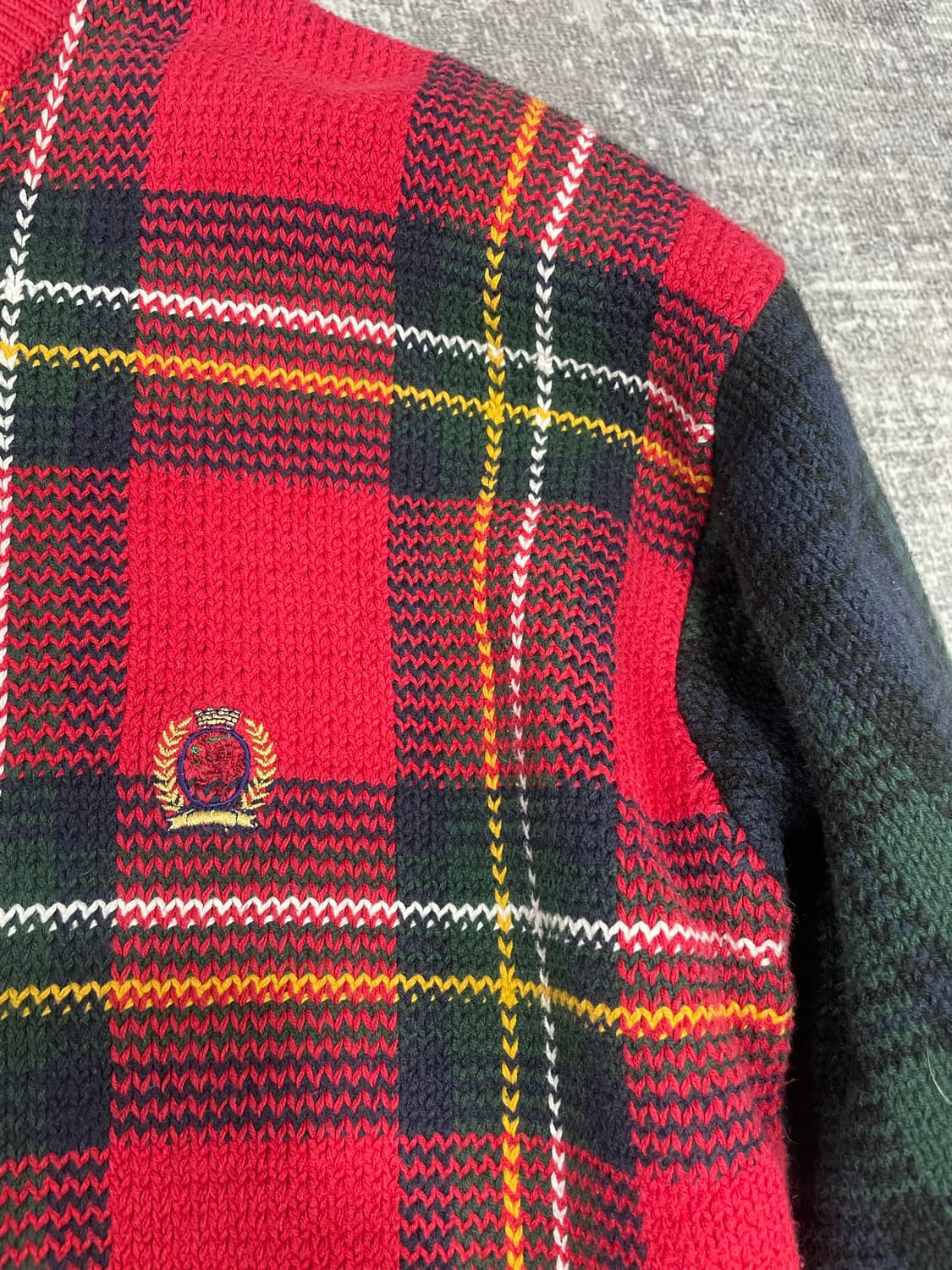 90‘s TOMMY 헤비코튼 니트 상품이미지2