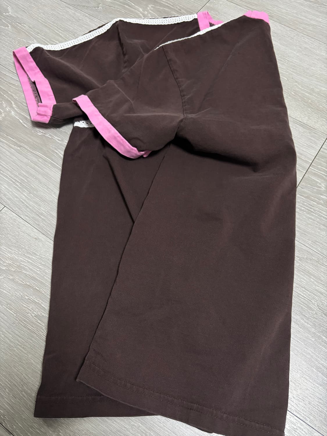 문선 레이스 반팔 s 상품이미지2