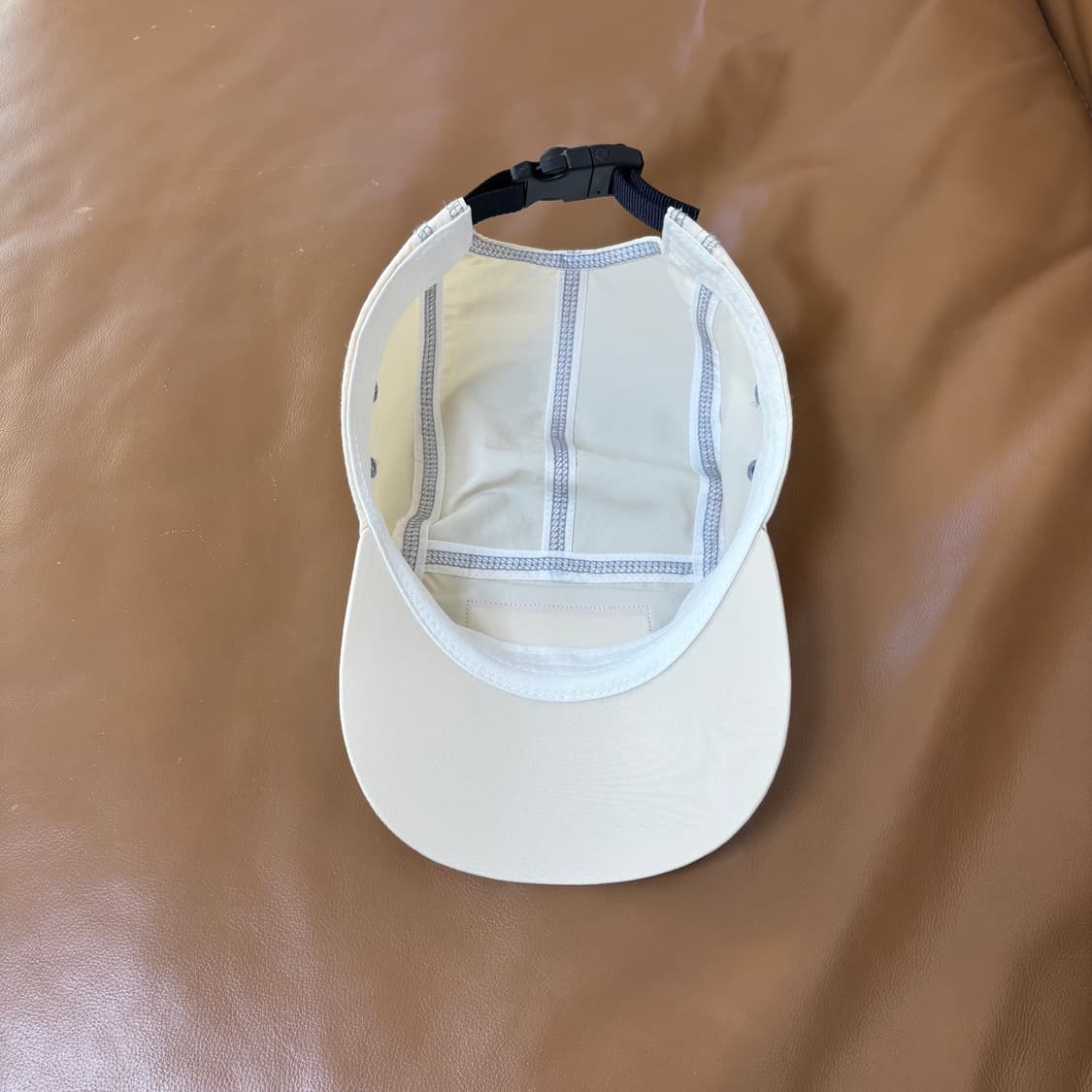 슈프림 캠프캡 모자 박스로고 23SS 리플렉티브 스티치 내츄럴 상품이미지6