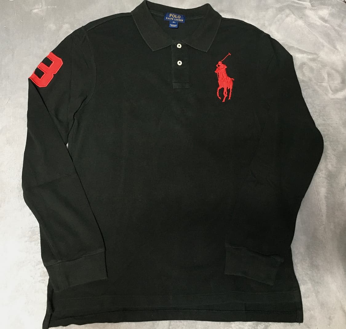 폴로 랄프로렌 빅포니 블랙레드 상품이미지2