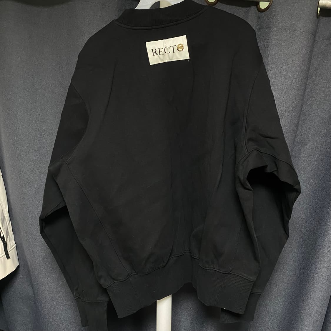 렉토 로고패치 오버핏 맨투맨 L 상품이미지2