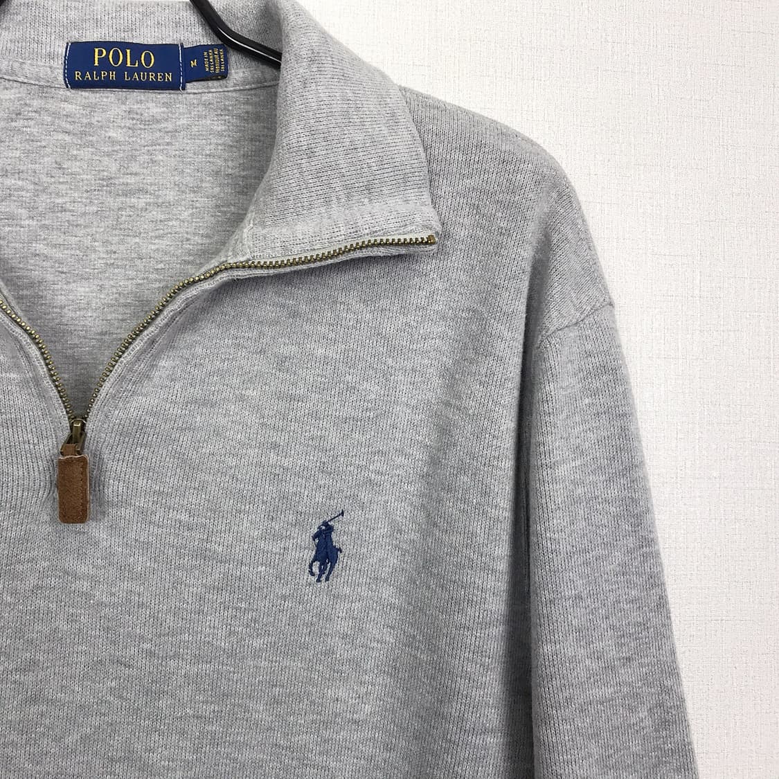 폴로 랄프로렌 반집업 맨투맨 티셔츠 남성M (100) 상품이미지3