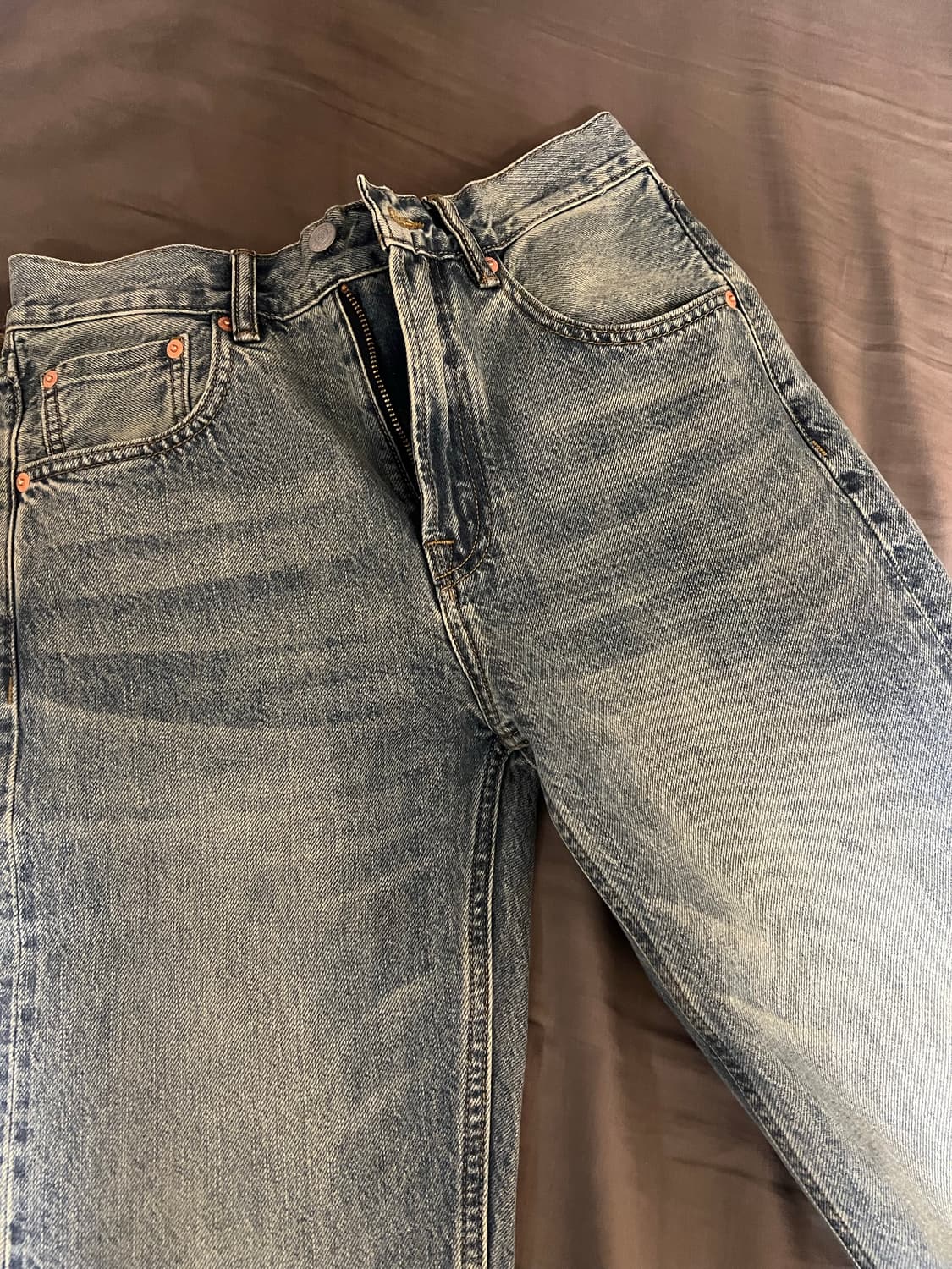 MBBCAR 세미부츠컷 연청데님 28 새제품 상품이미지5