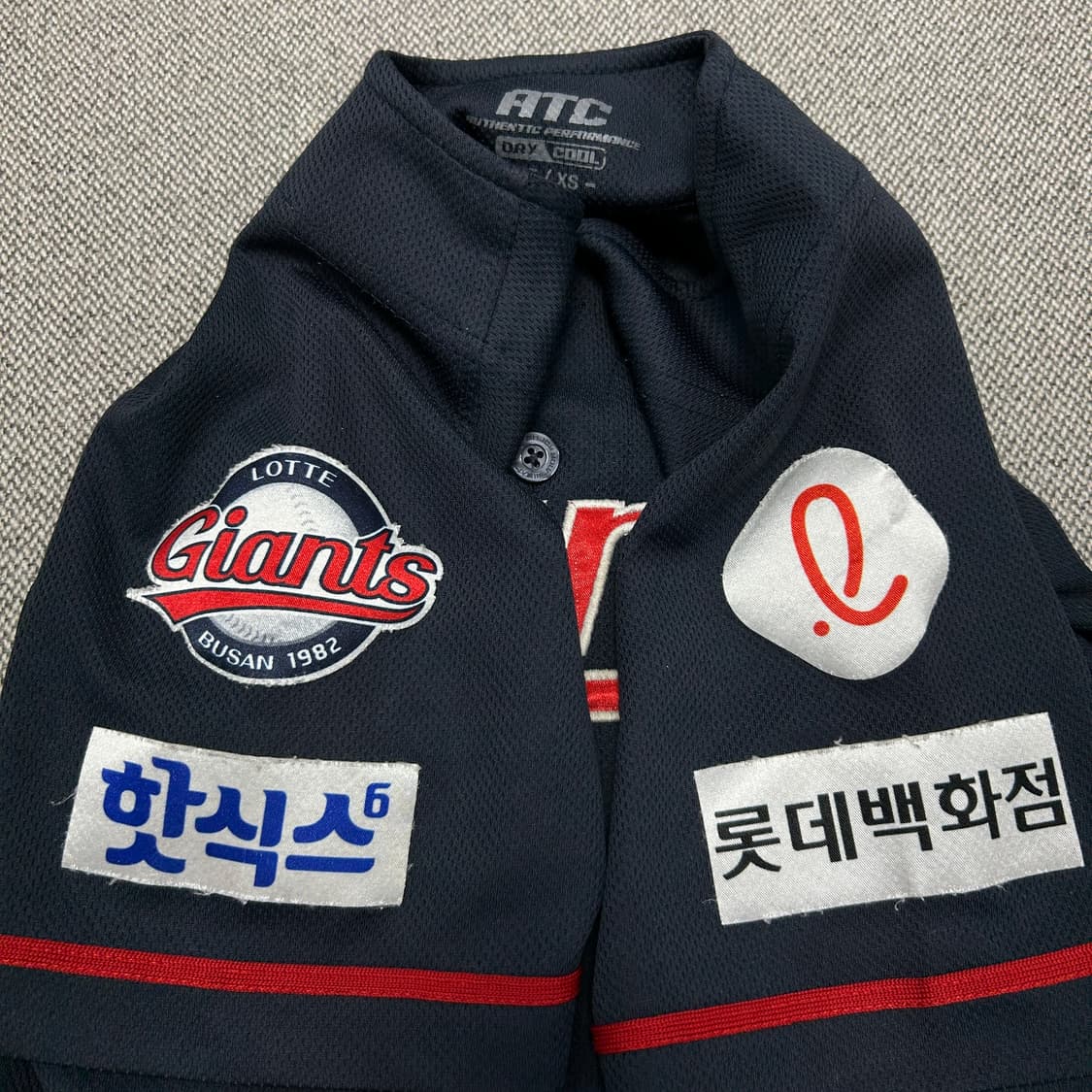 롯데자이언츠 네이비 손아섭 원정 유니폼(XS) 상품이미지4