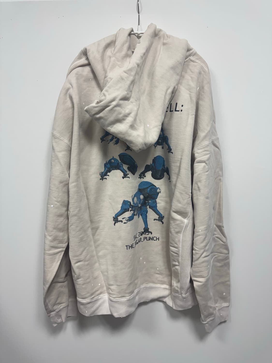 더 슈가 펀치 고스트 인 더 쉘 (공각기동대) 후드 XL 사이즈 상품이미지3