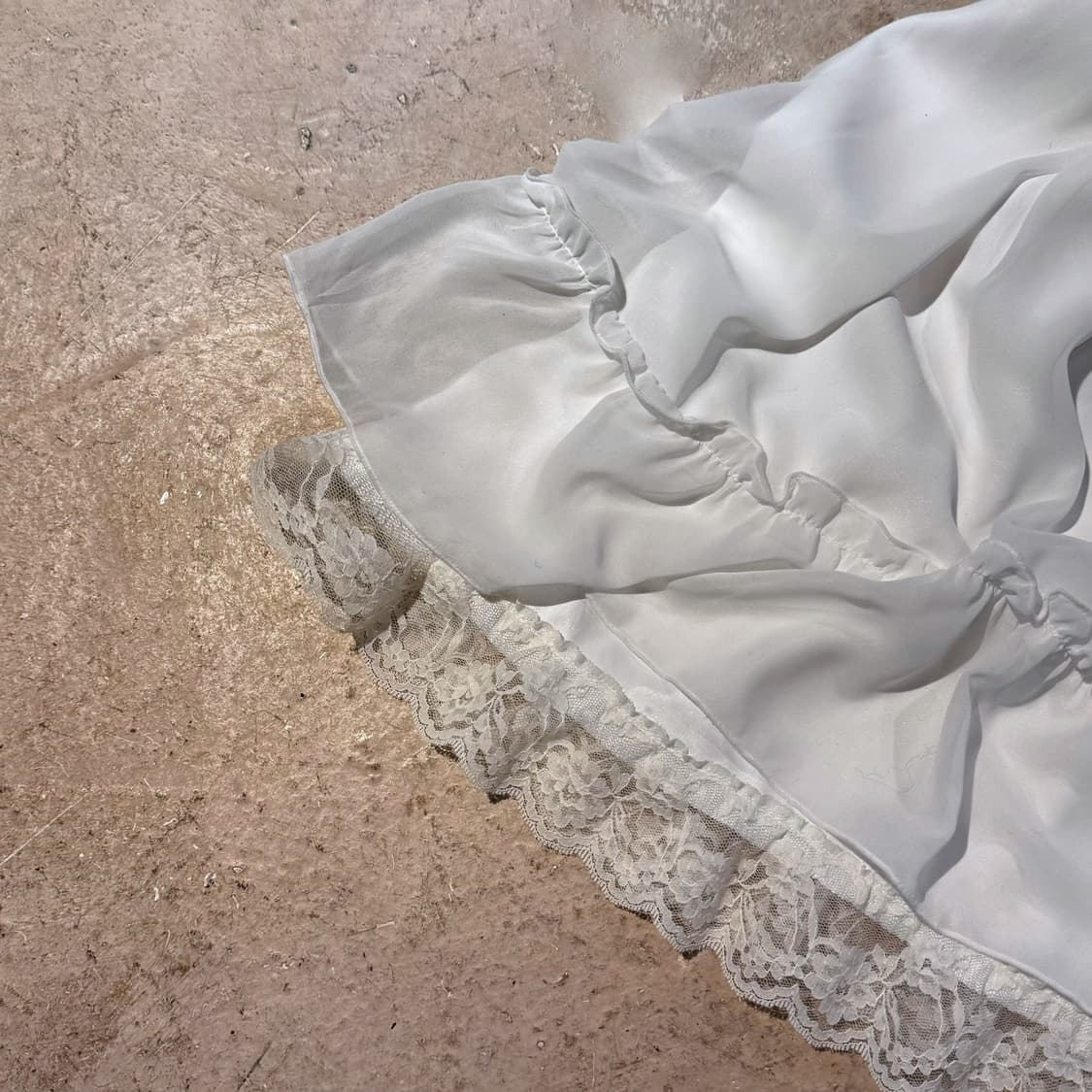 화이트 레이스 포인트 원피스 상품이미지4