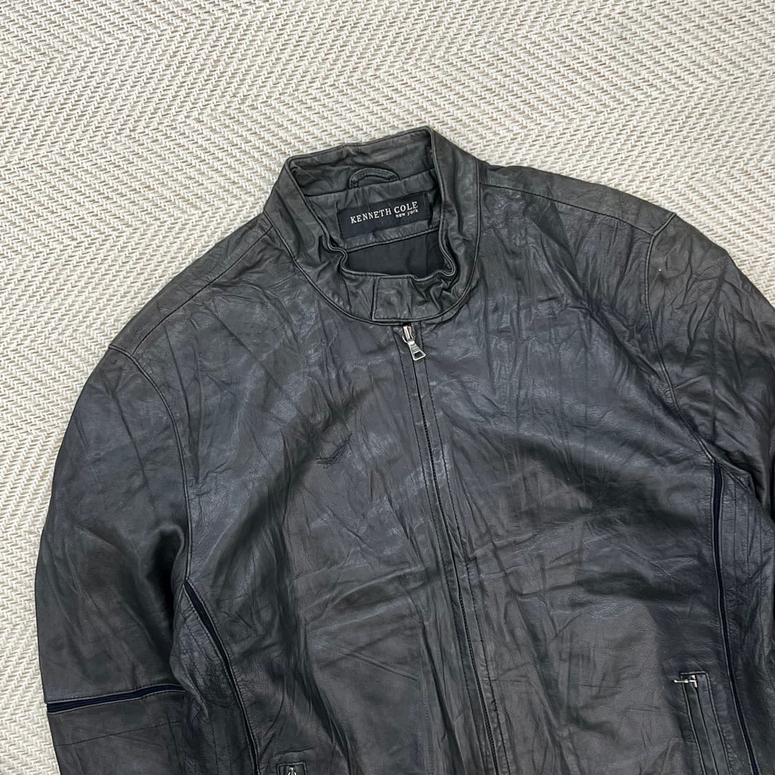 케네스콜 리얼레더 싱글라이더 자켓 r2753 상품이미지3