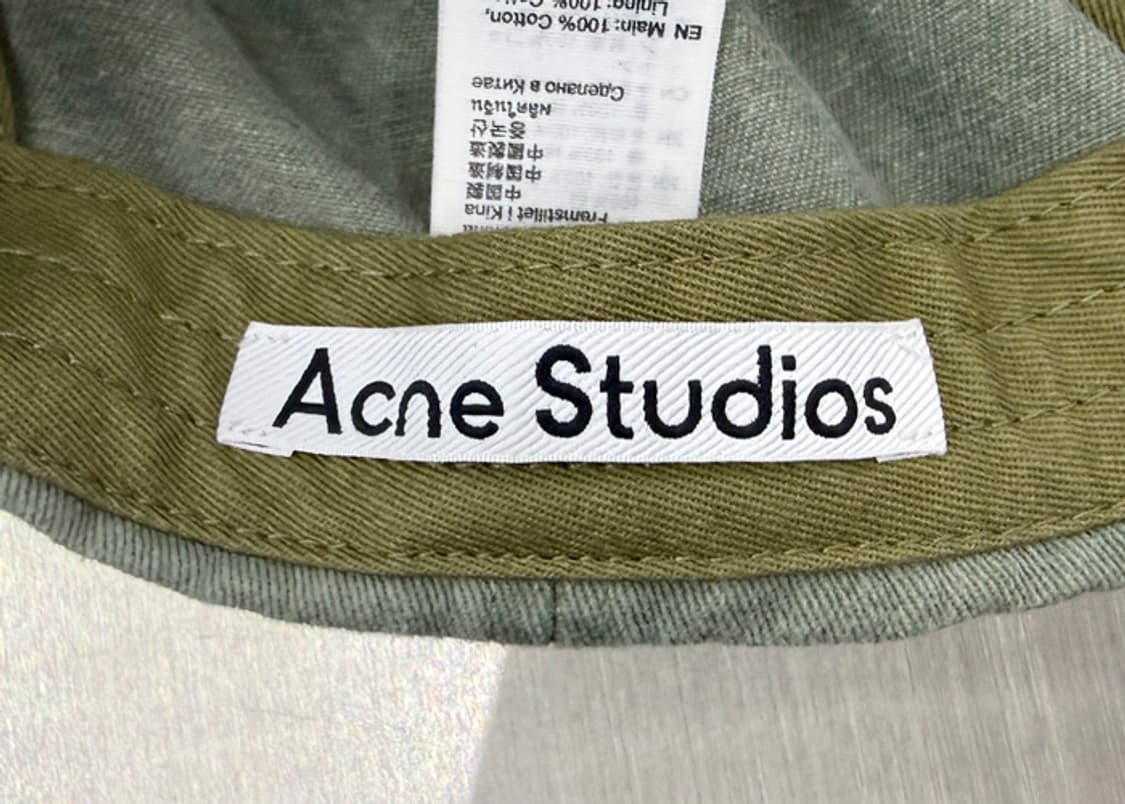 아크네 24SS 로고 자수 볼캡 상품이미지9