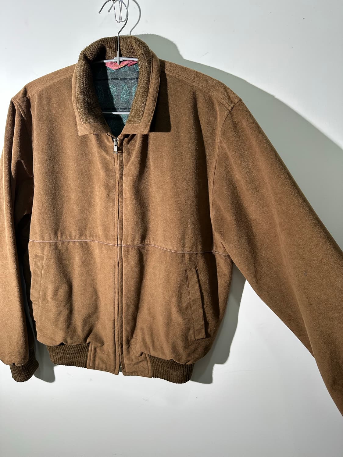 procondor 면 스웨이드 블루종 자켓 상품이미지3