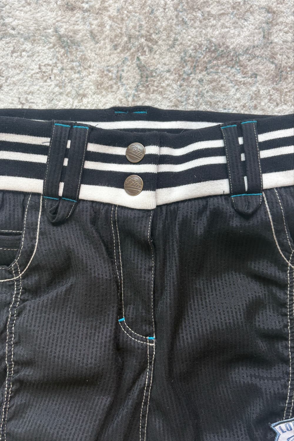 FILA Sporty Patchwork Mini Skirt 상품이미지8