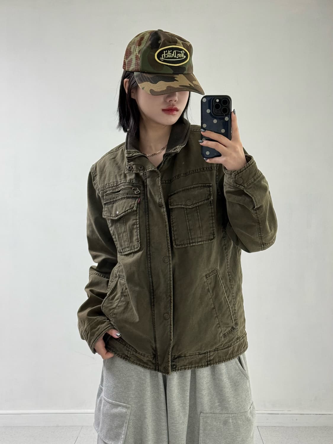 리바이스 카키 데저트 트러커 자켓 상품이미지1