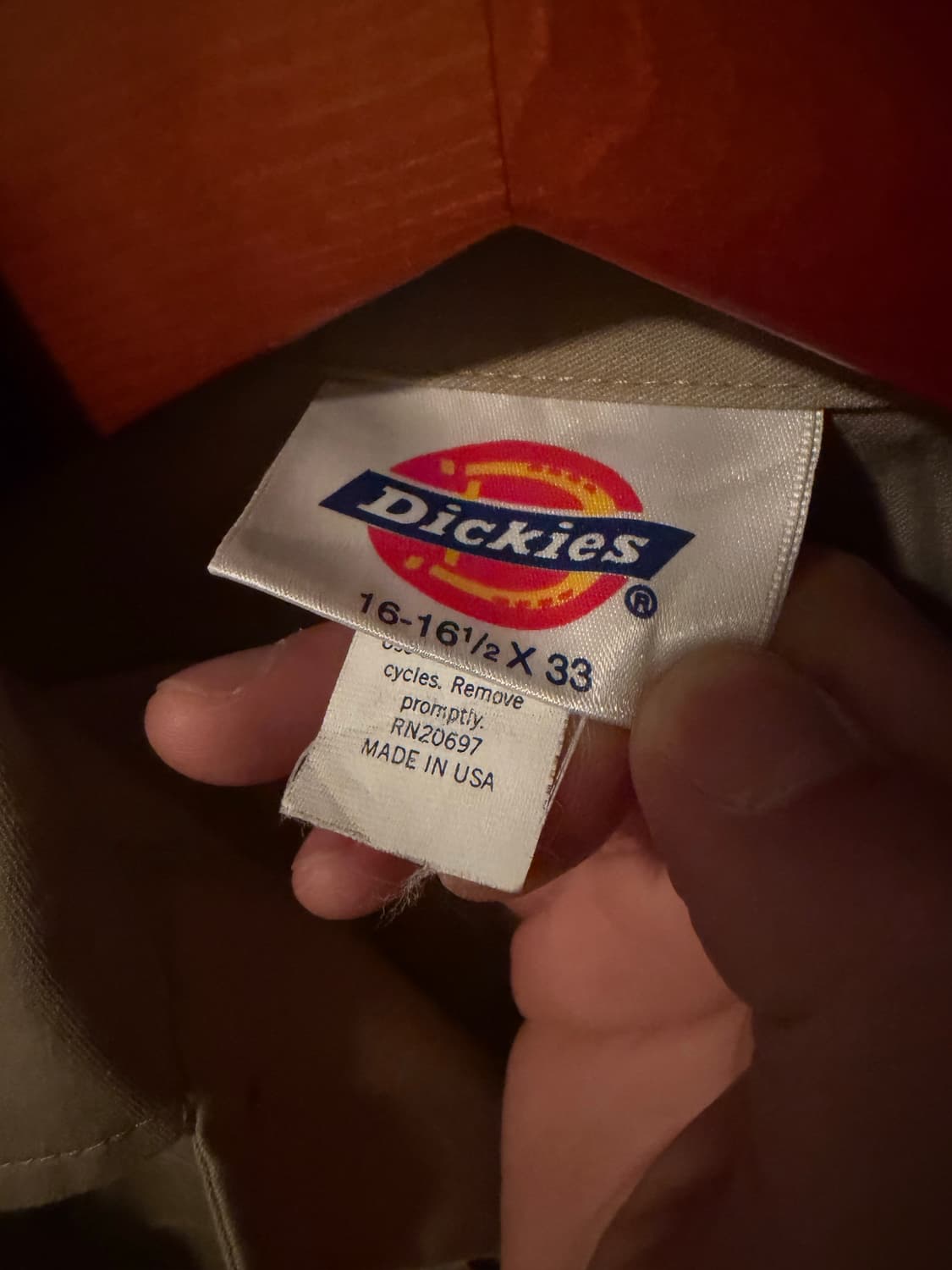 Vintage 90s Dickies USA Work Shirt 상품이미지2