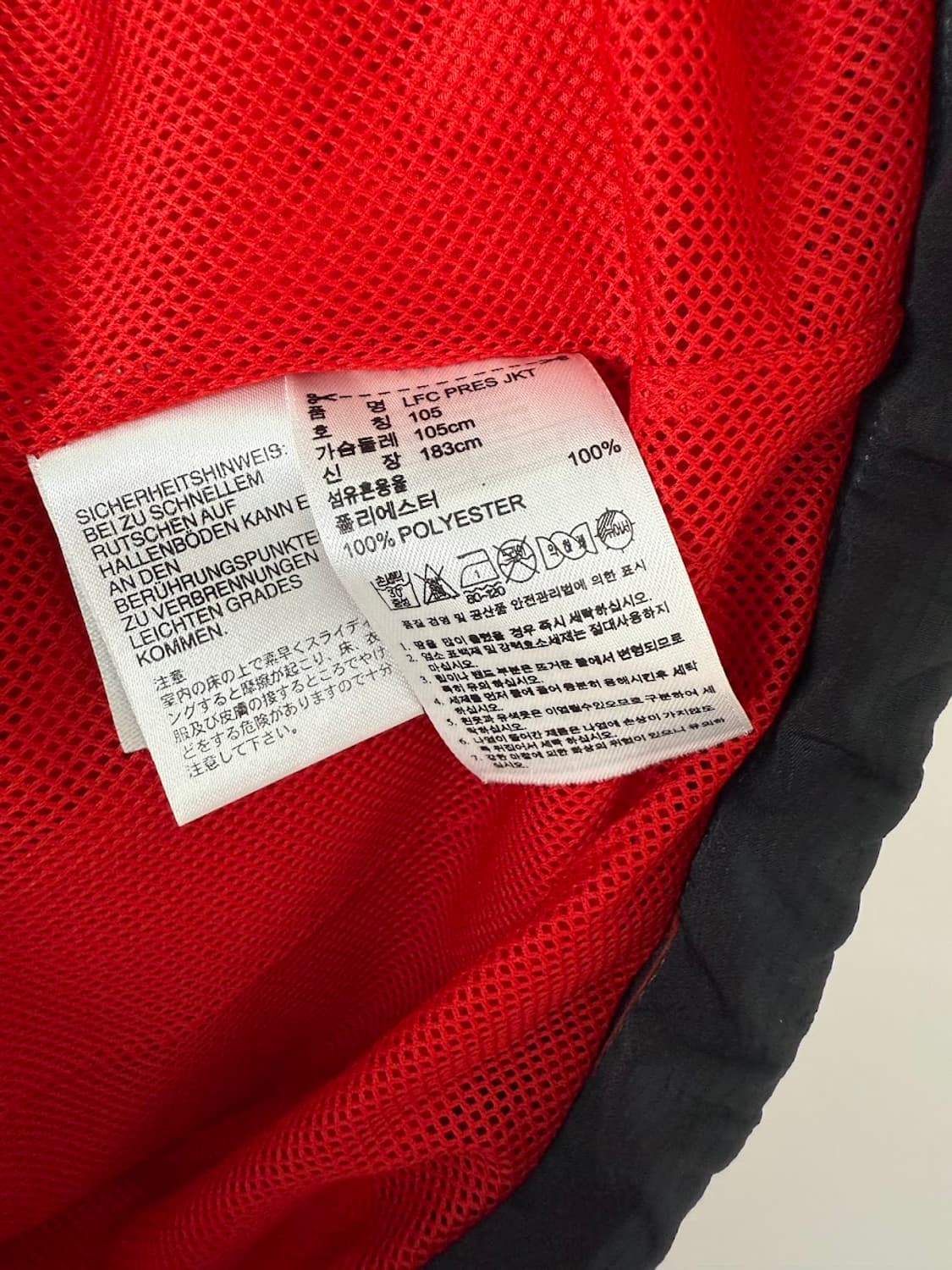 아디다스 리버풀 11-12 윈드자켓 상품이미지6