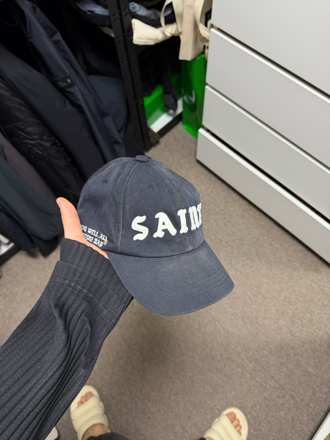 세인트미카엘 6 패널 캡 블랙  상품이미지1