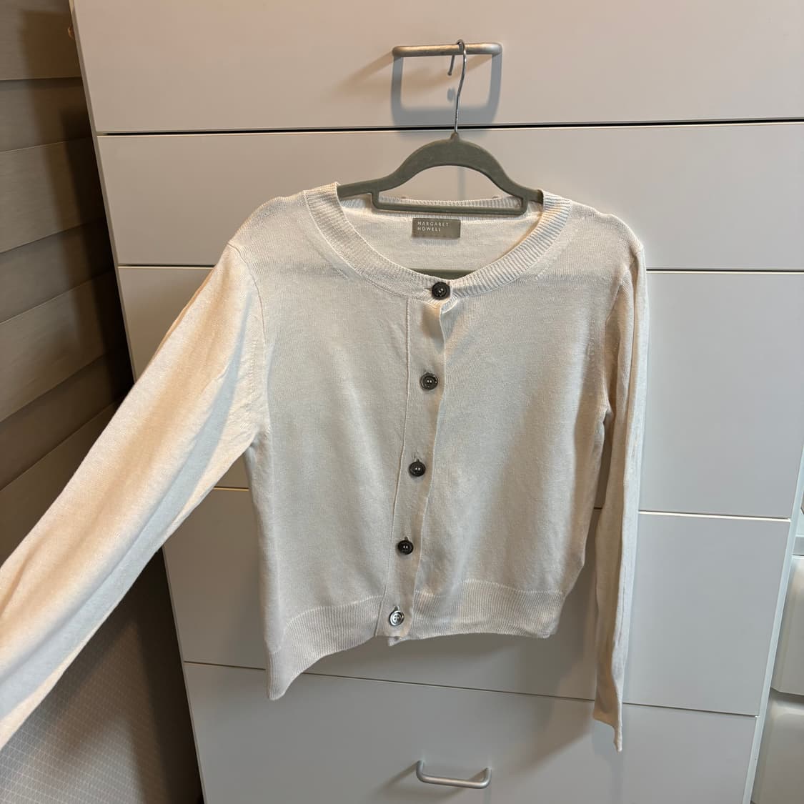 마가렛호웰 린넨 아이보리 가디건 일본제 상품이미지2