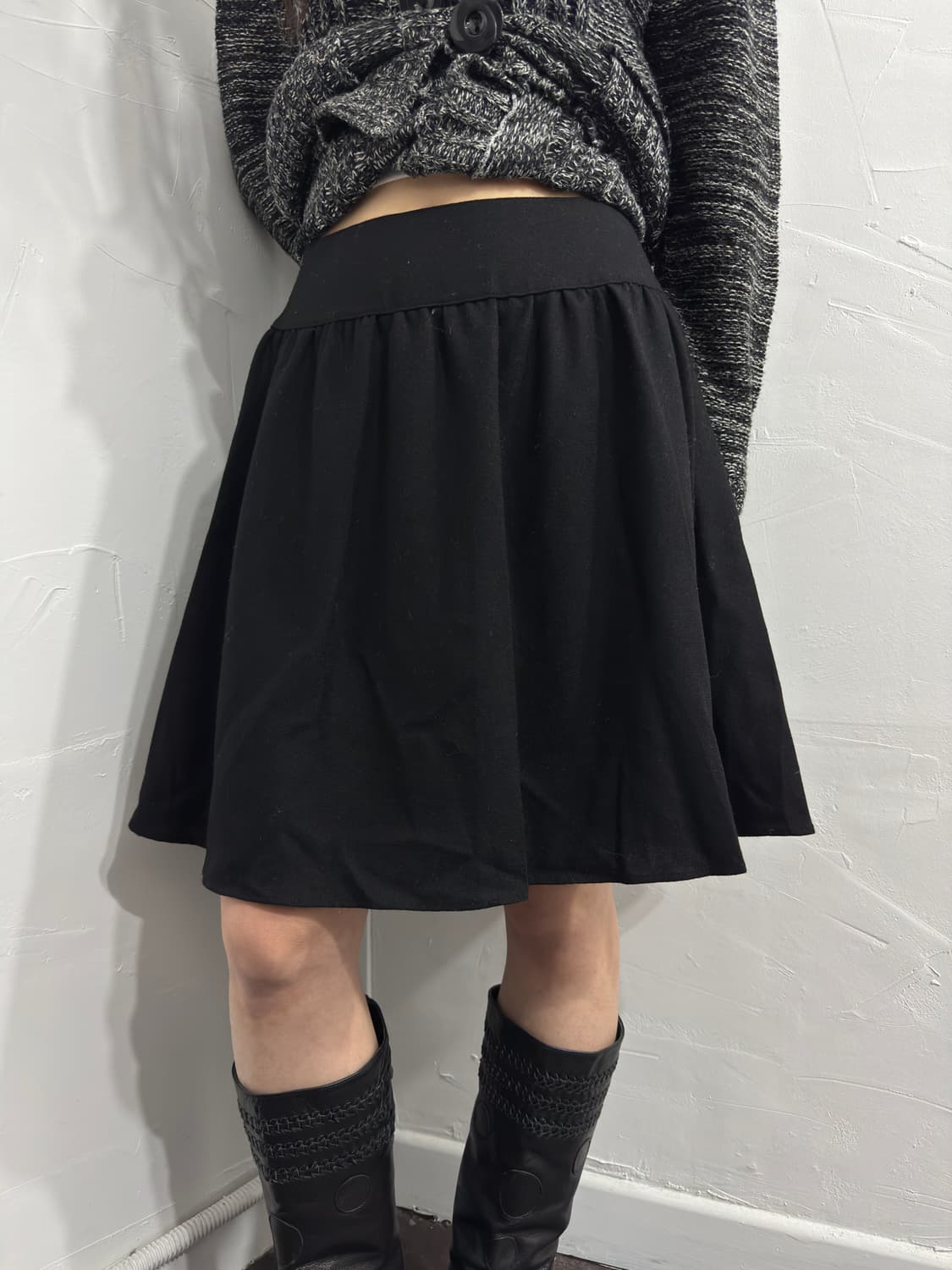 chereaux flare wool skirt 상품이미지1