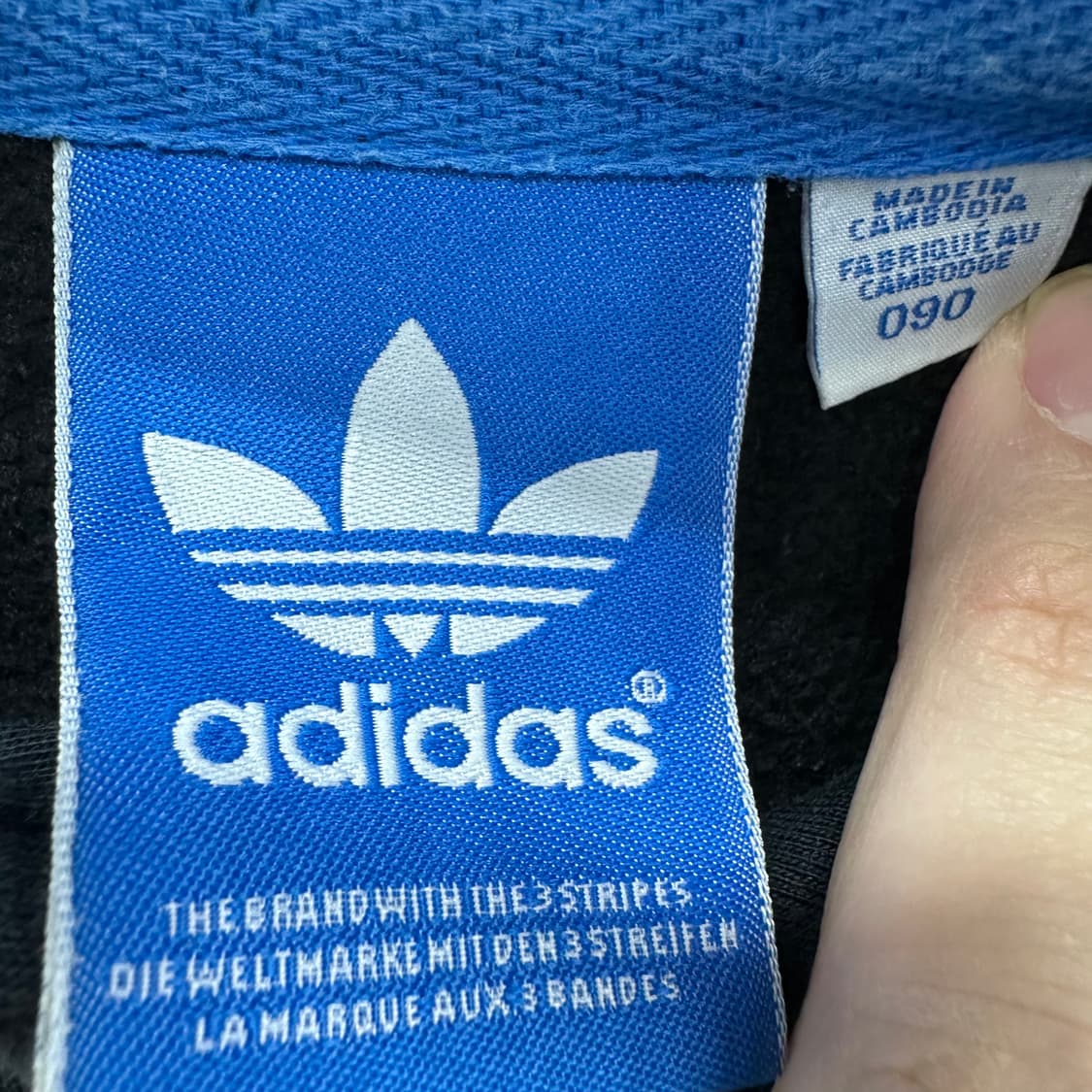 90 아디다스 남자 루즈핏 후드티 상품이미지3