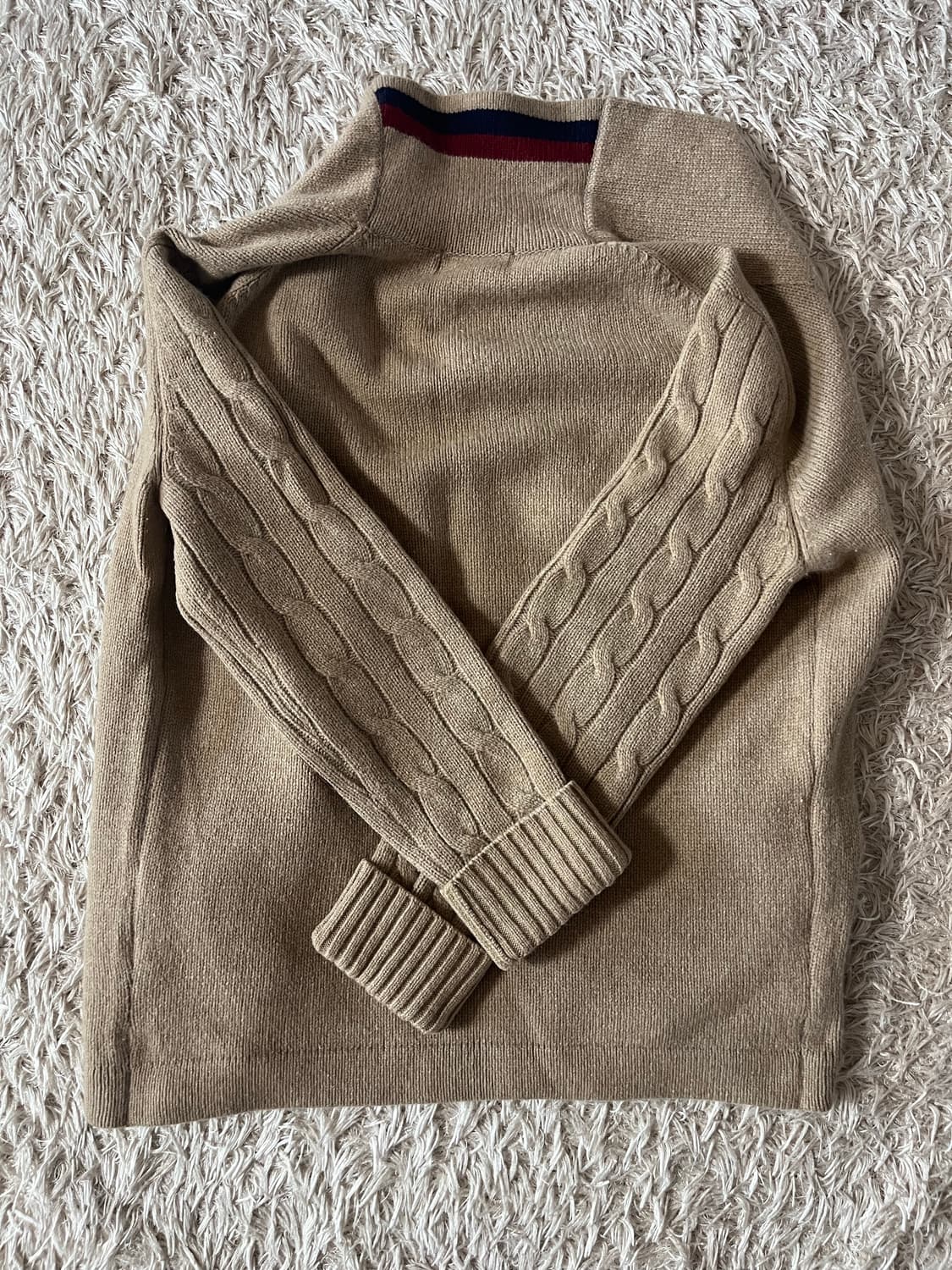 빈폴 캐시미어팔꿈치 패치 가디건 상품이미지2