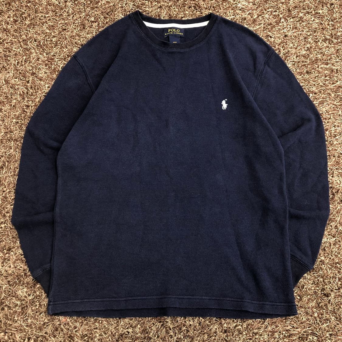 폴로 랄프로렌 와플 롱슬리브 긴팔 티셔츠 상품이미지1