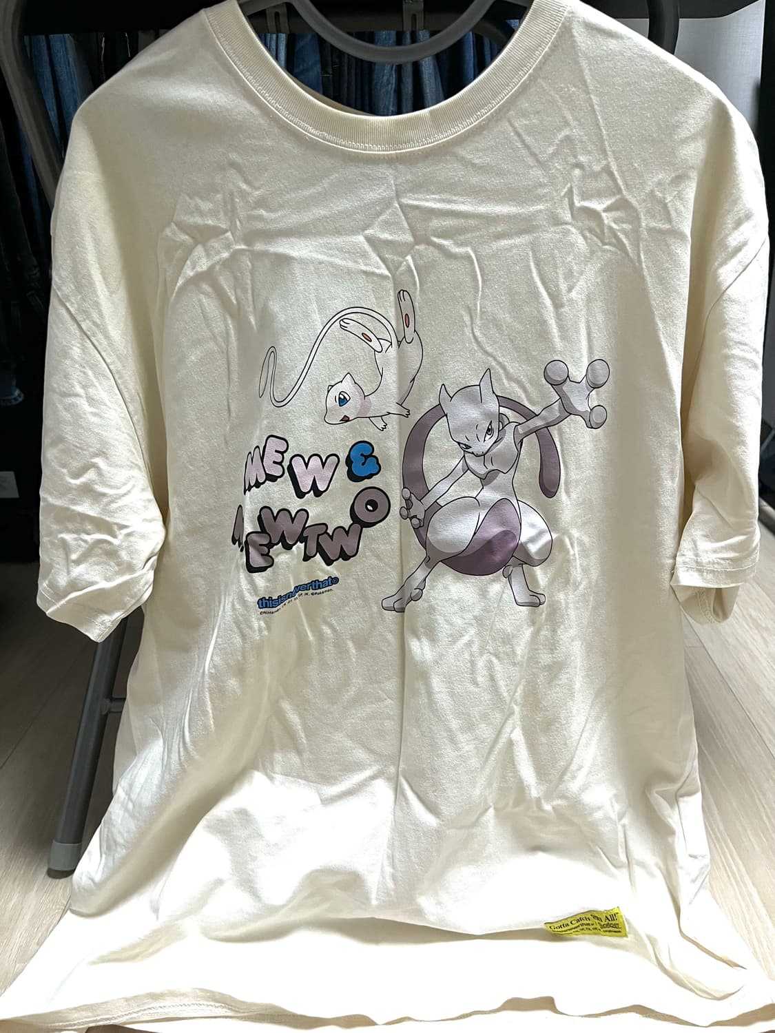 디네뎃X포켓몬 티셔츠 xl 상품이미지1