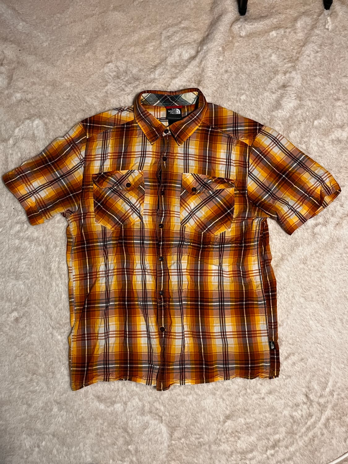 노스페이스 체크셔츠 M사이즈 상품이미지1