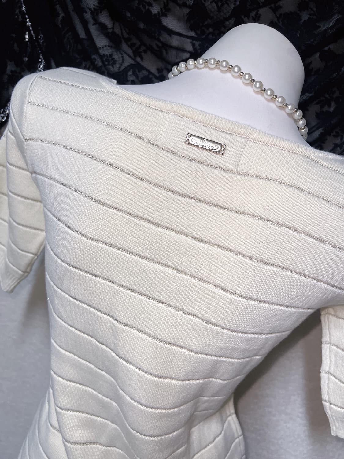 라디 rady 오네갸루 로맨틱 히메 베메클 금장 체인 니트 로걀탑 핀터 상품이미지8