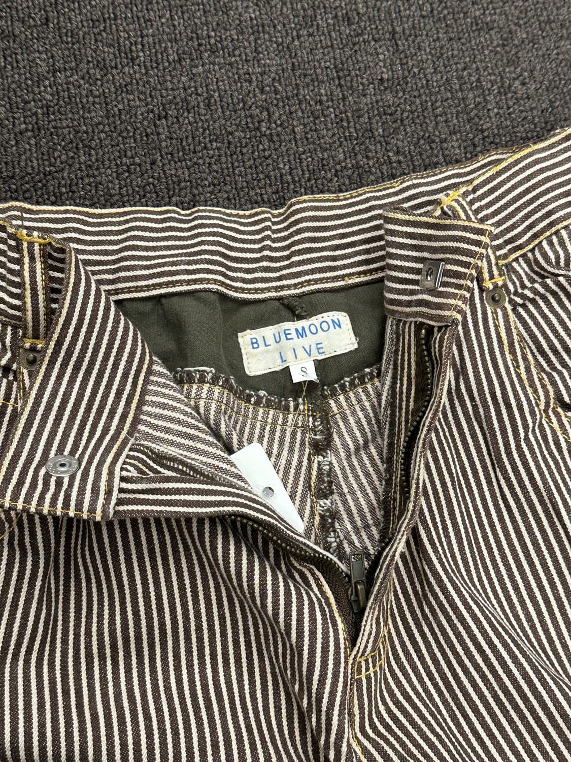 S)일본 빈티지 코듀로이 스트라이프 팬츠 상품이미지6