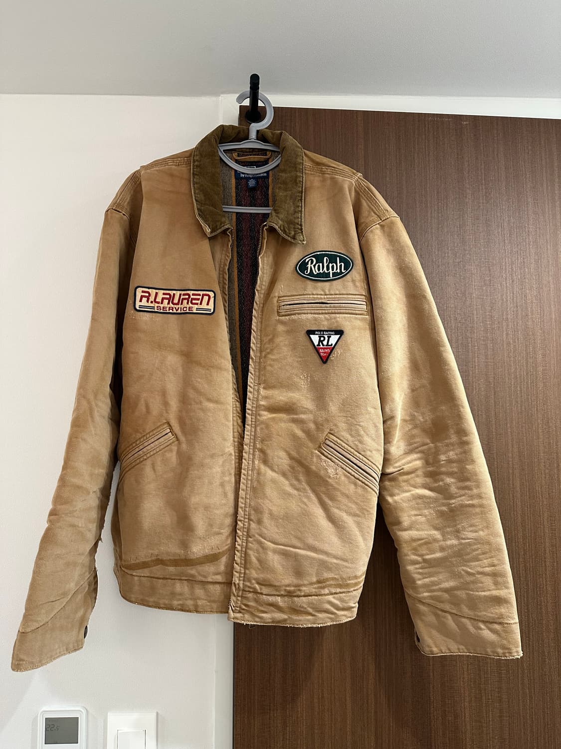 폴로 랄프로렌 캔버스 보머 자켓 워크자켓 M 택제거 새상품 상품이미지1