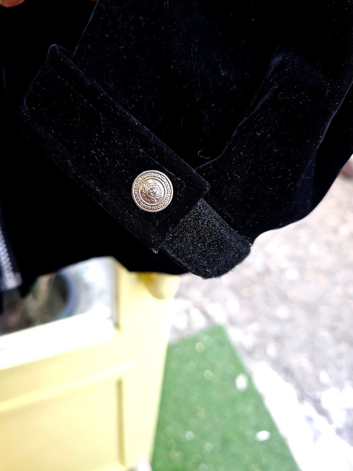 A.Versace 90's 골드 메두사 블랙 벨벳 집업 상품이미지7