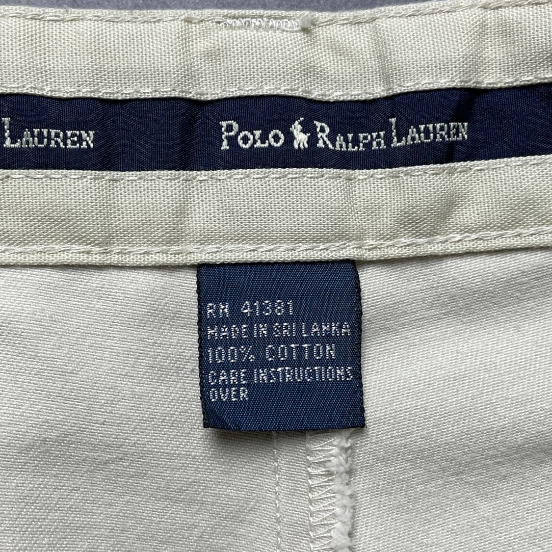 RALPH LAUREN 랄프로렌 아이보리 핀턱 코튼 하프팬츠 A01044 상품이미지8