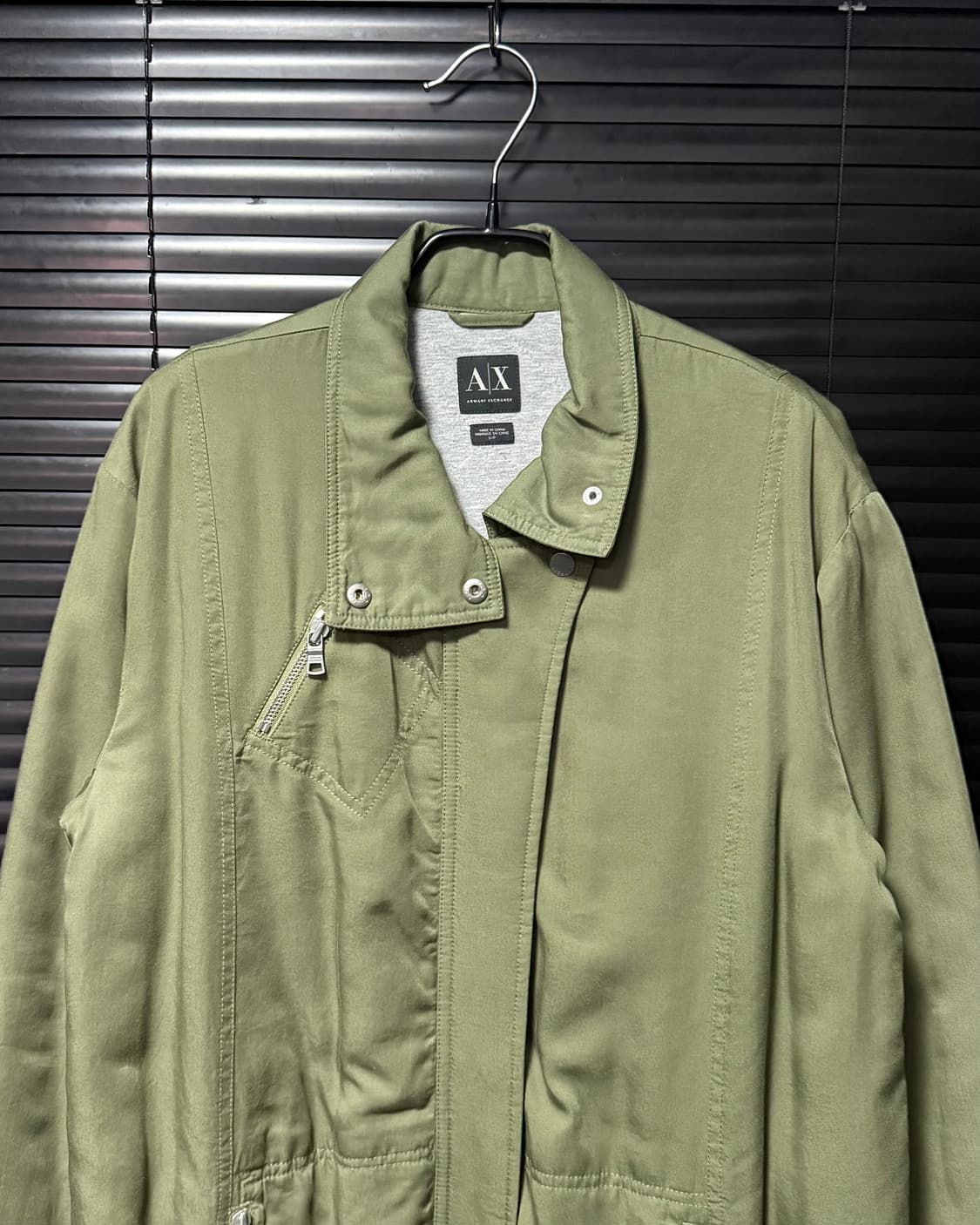 아르마니 익스체인지 하이넬 야상 코트 집업 지퍼 카키 필드 헌팅 워크자켓 상품이미지7