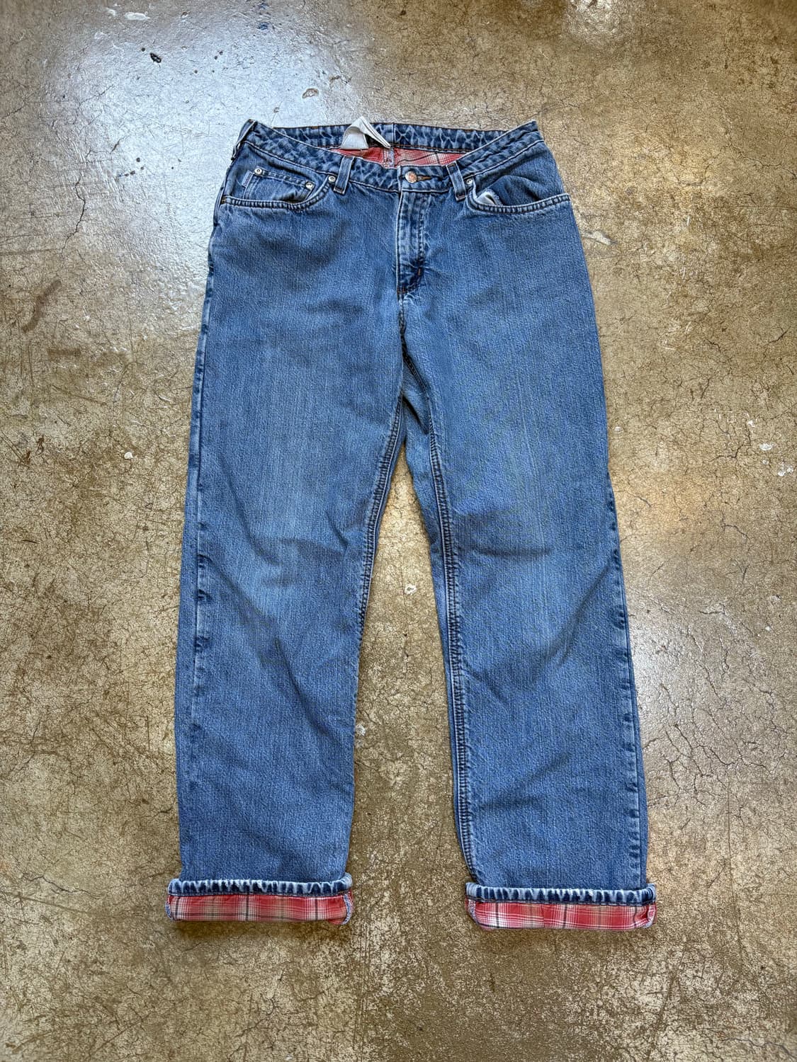 칼하트 빈티지 체크 블랭킷 데님 상품이미지1