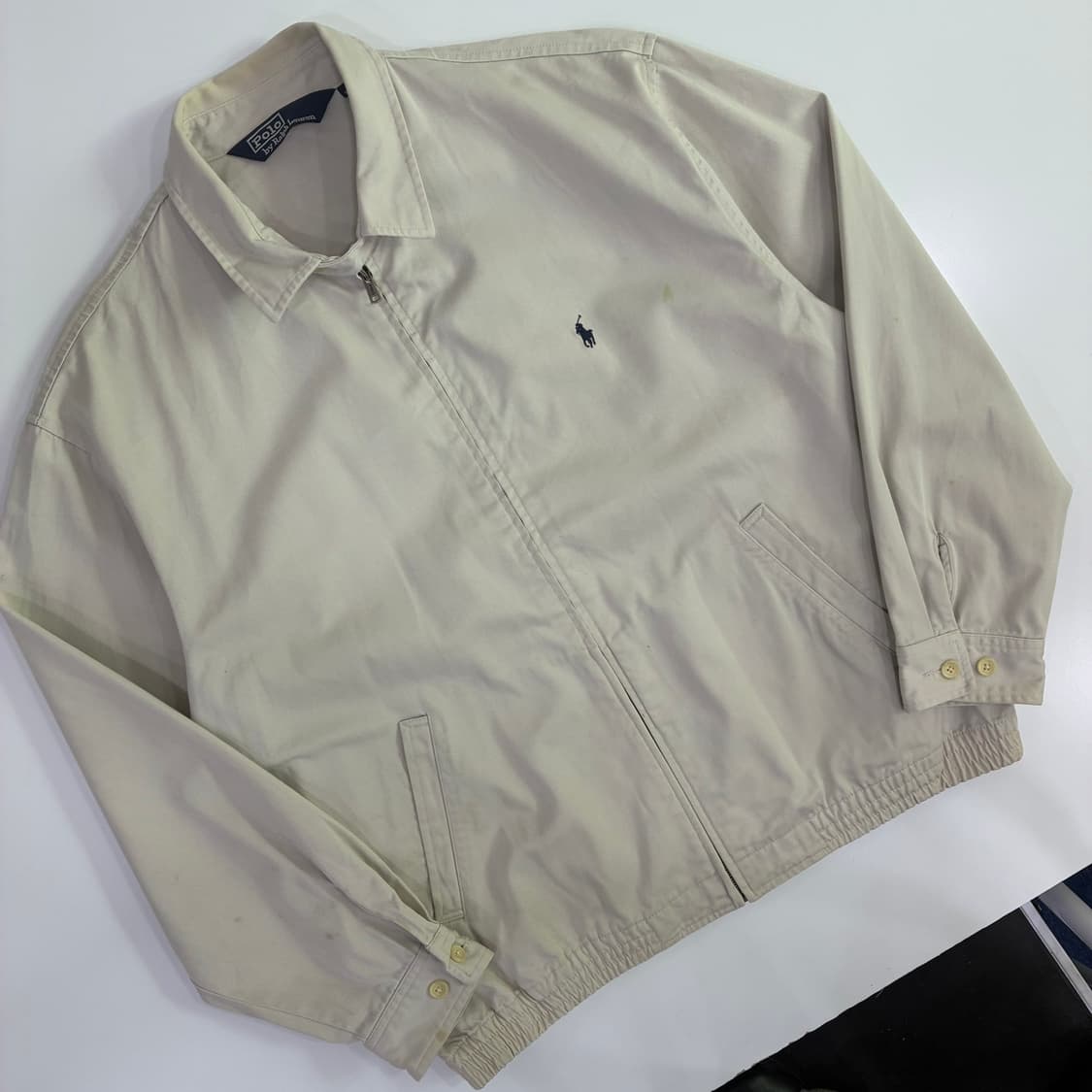 Polo 폴로 랄프로렌 오트베이지 코튼 스윙톱 자켓 상품이미지2