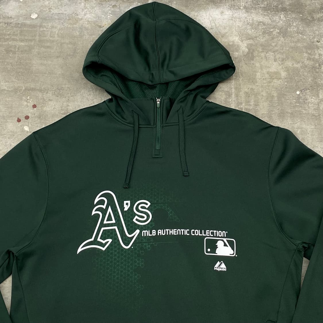 미국빈티지 마제스틱 MLB 오클랜드 후드티 상품이미지2