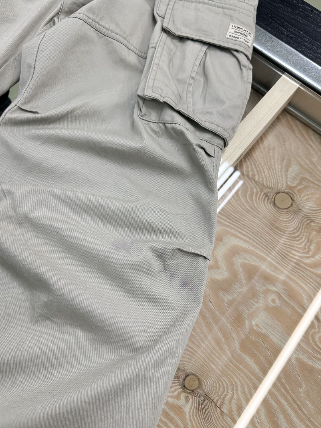 grayish beige cargo pants 상품이미지3