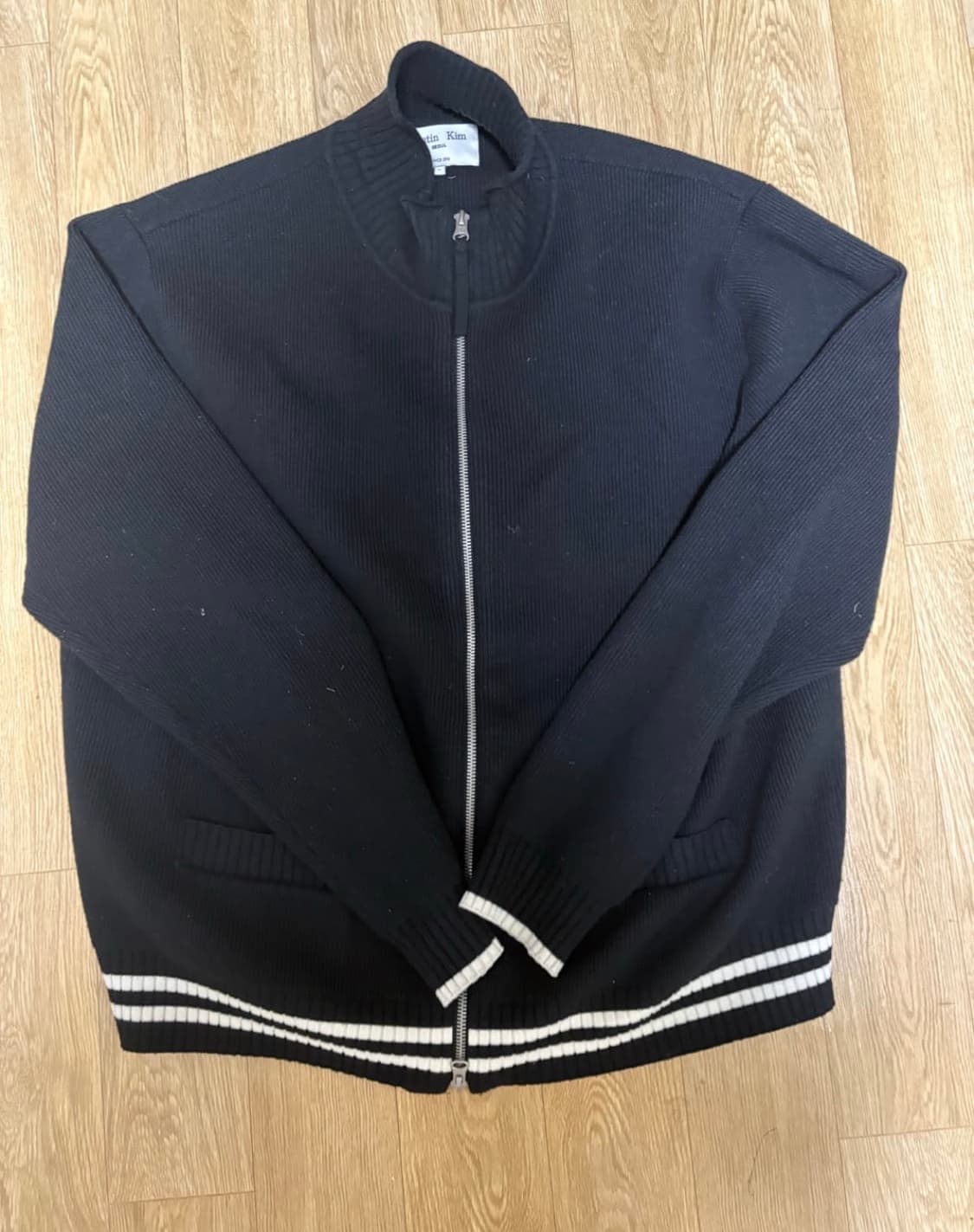 새상품급) 마땡킴 니트집업 가디건 상품이미지2