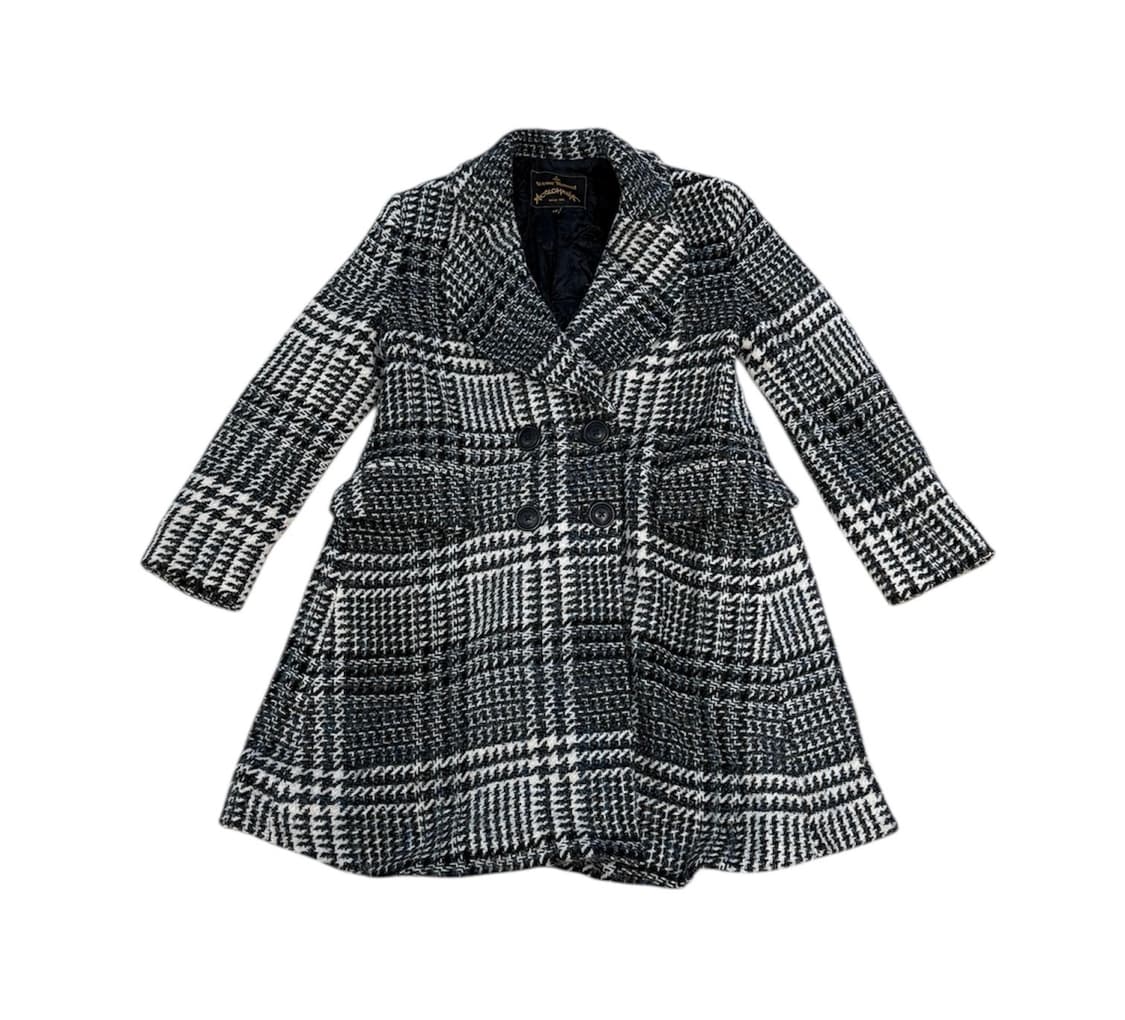 비비안 웨스트우드 앵글로매니아 하운드투스체크 더블 브레스티드 코트 상품이미지1