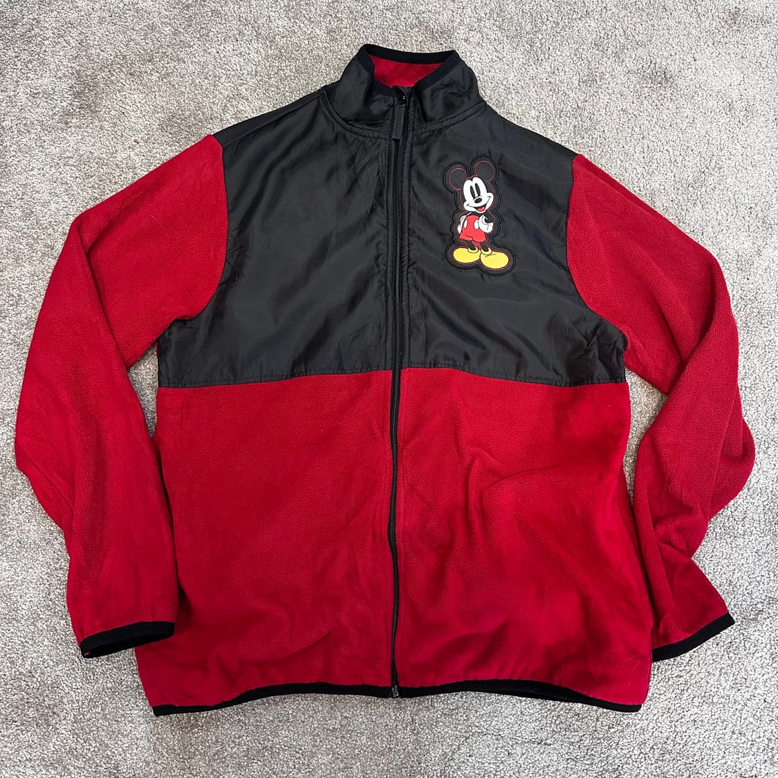디즈니 미키마우스 플리스 집업L 상품이미지1