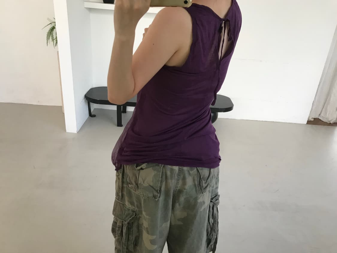 vintage purple sleeveless 상품이미지6