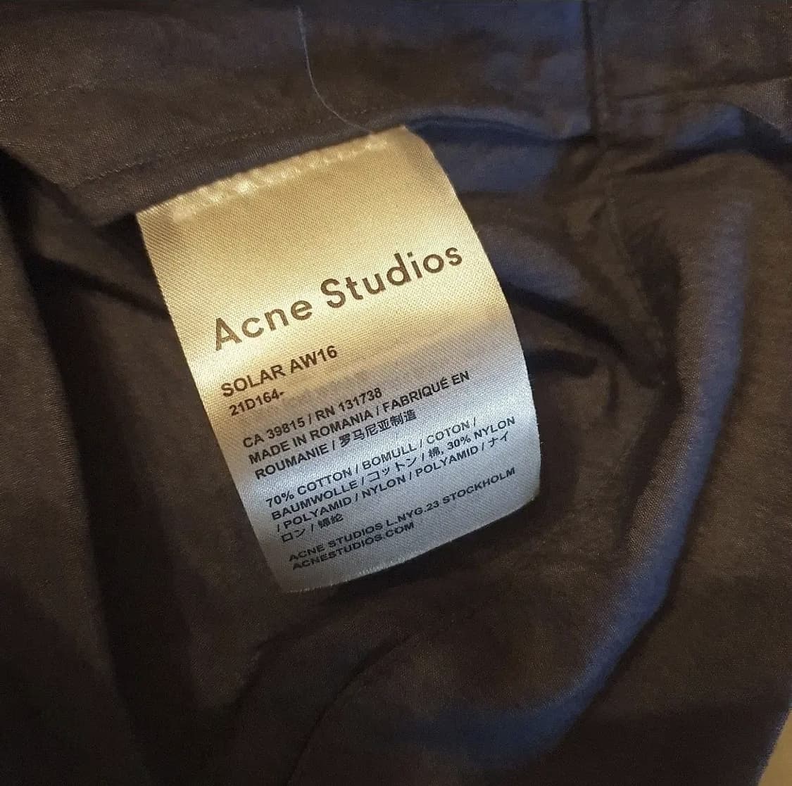 아크네 스튜디오 solor 아노락자켓 상품이미지6