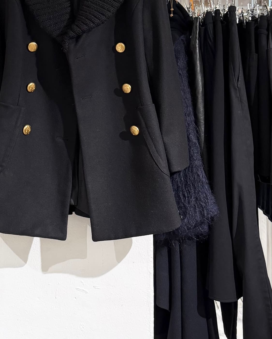 비비안 웨스트우드 블랙 앵글로매니아 울 코트 상품이미지6