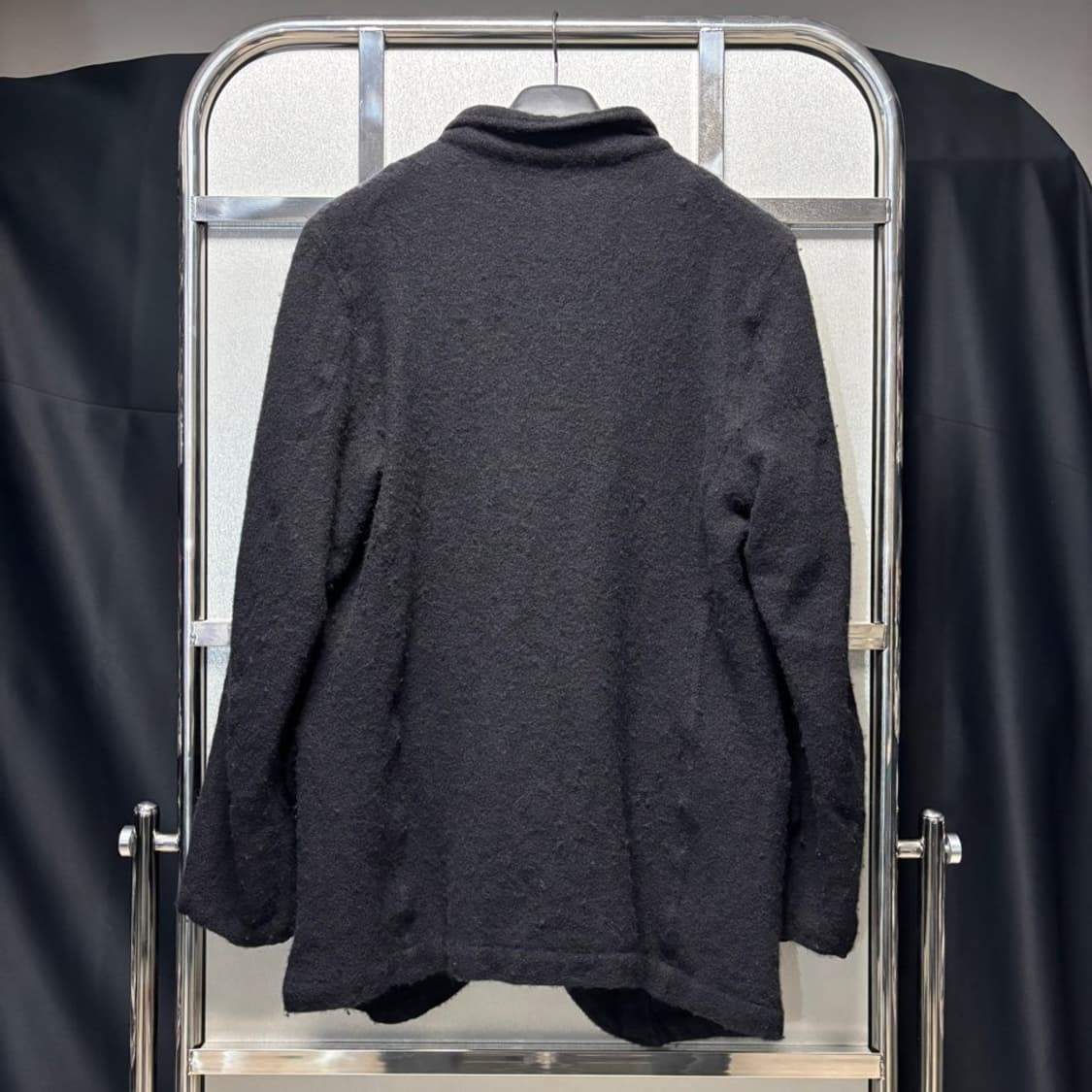 M) 꼼데가르송 셔츠 축융 울 블레이저 자켓 상품이미지5