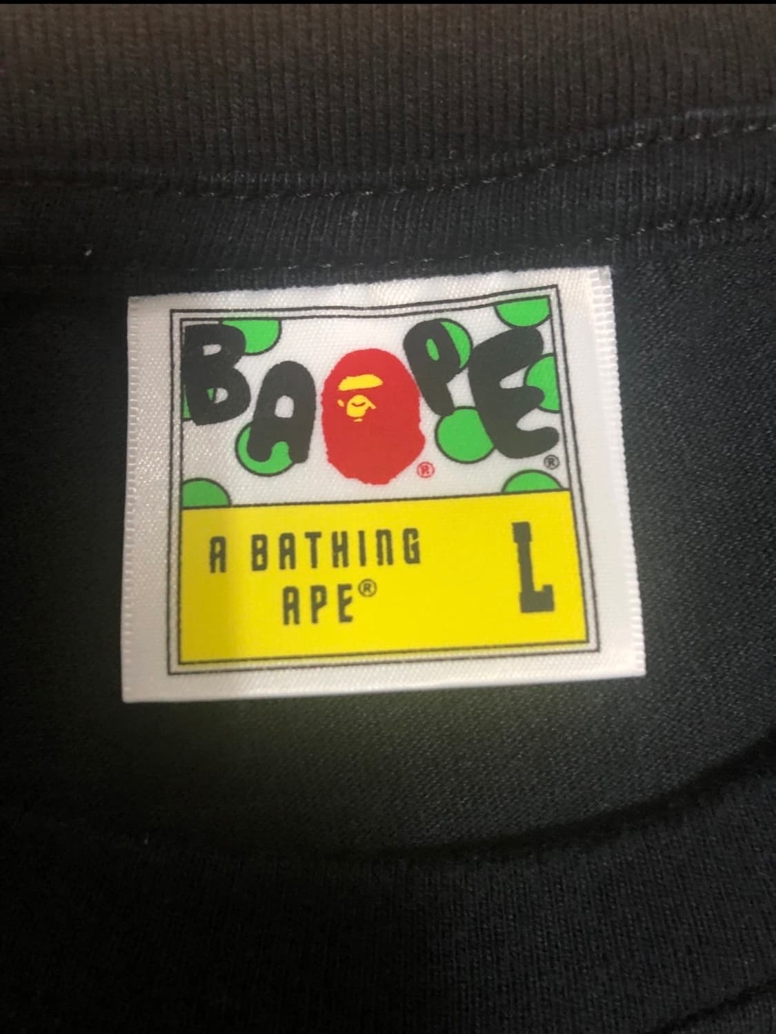 18FW Bape Aurora Shark Tee Black 베이프 샤크 상품이미지2