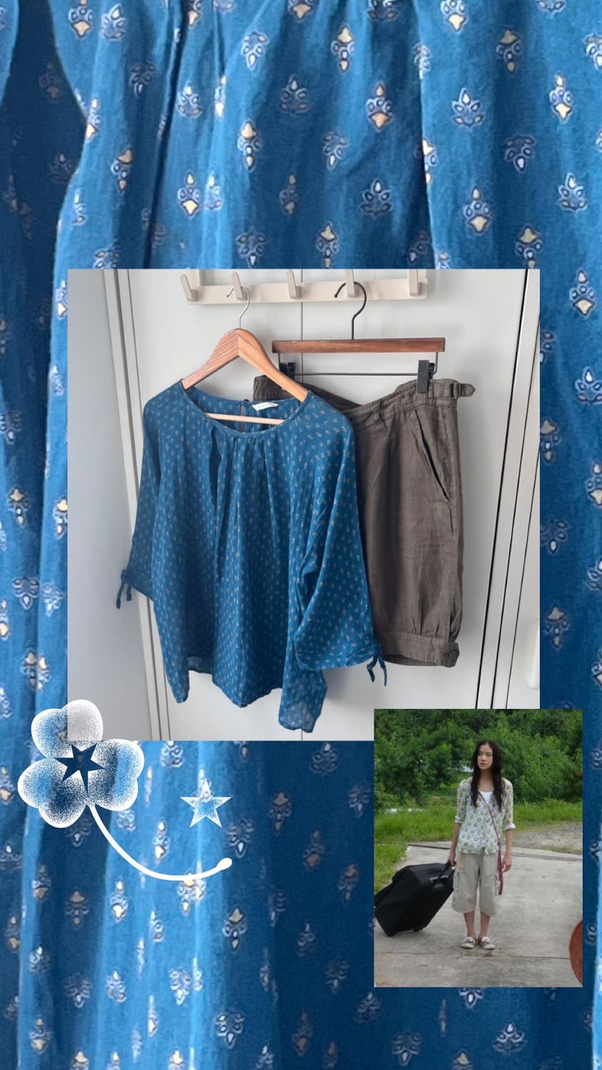 Lowrys farm 카키 호박 벌룬 5부 린넨 팬츠 상품이미지10