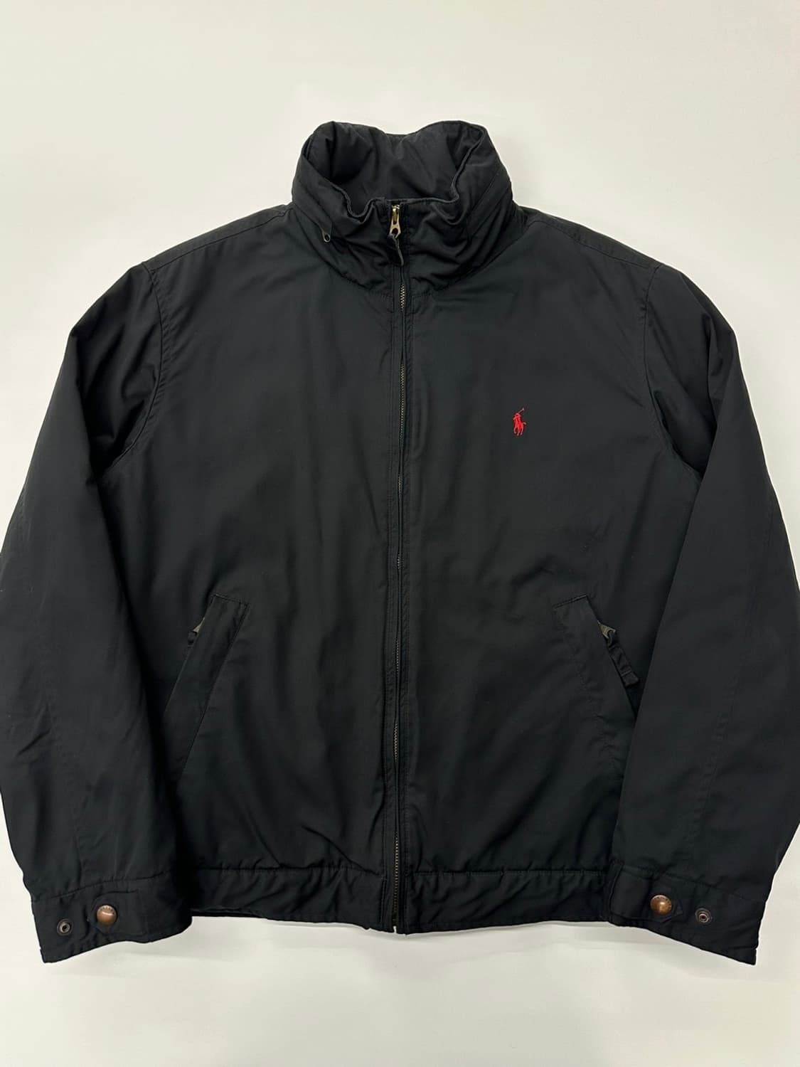 폴로랄프로렌 나일론 쉘 블랙 플리스 봄버 자켓 상품이미지2