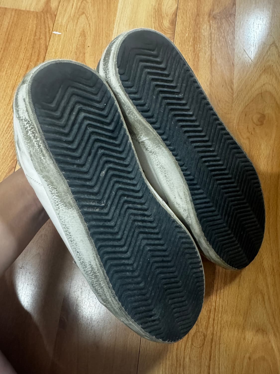 골든구스 슈퍼스타 화이트 실버탭 상품이미지5